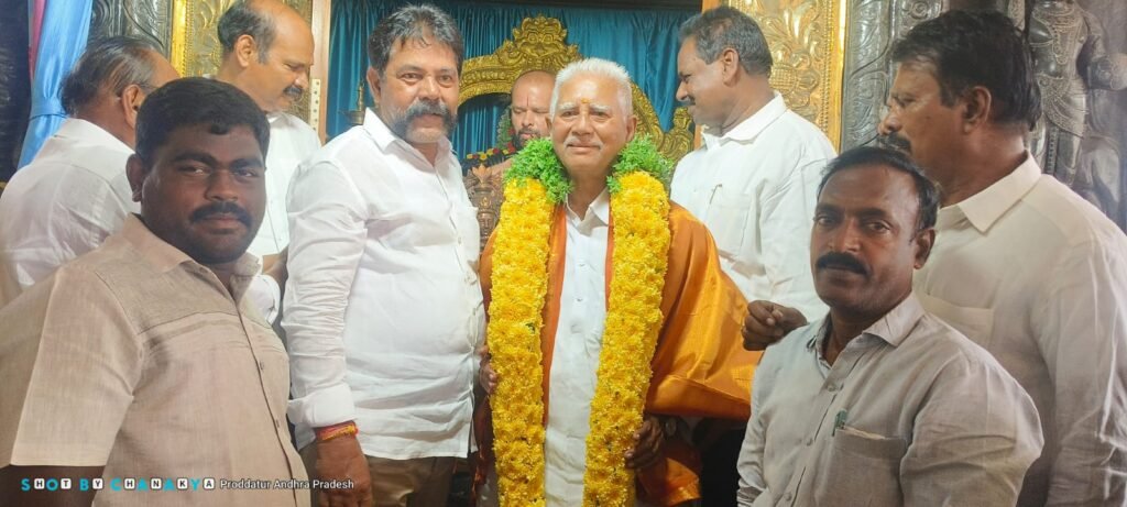 శ్రీకృష్ణాలయంలో మంత్రి పార్థసారథి కి ఘన స్వాగతం