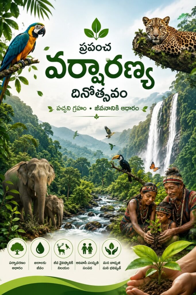పచ్చదనం నుంచి నాగరికత వరకు — వర్షారణ్యాల ఆవిర్భావ గాథ