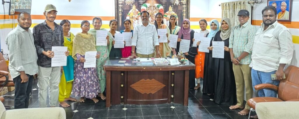 12 మంది శ్రీ వెంకటేశ్వర డిగ్రీ కళాశాల విద్యార్థులు టి సి ఎస్ కు ఎంపిక