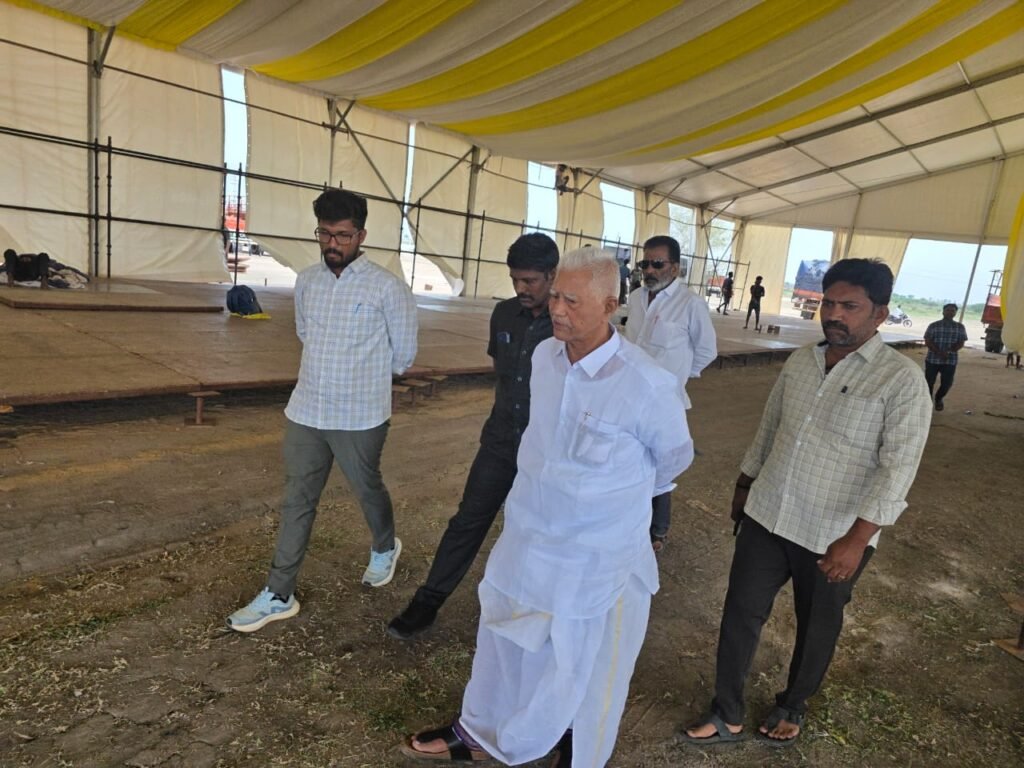 నారా లోకేష్ పర్యటనకు సర్వం సిద్ధం