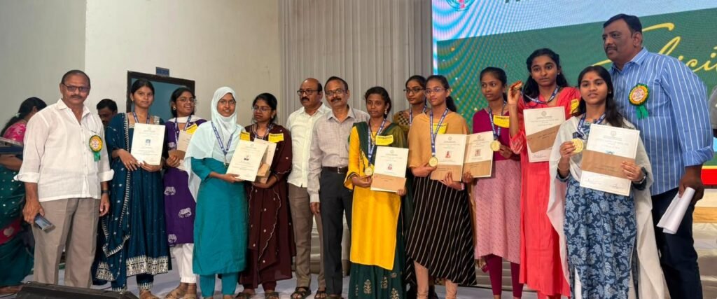 షైనింగ్ స్టార్–2026లో శారదా జూనియర్ కళాశాల విద్యార్థినులకు రాష్ట్ర స్థాయి గుర్తింపు