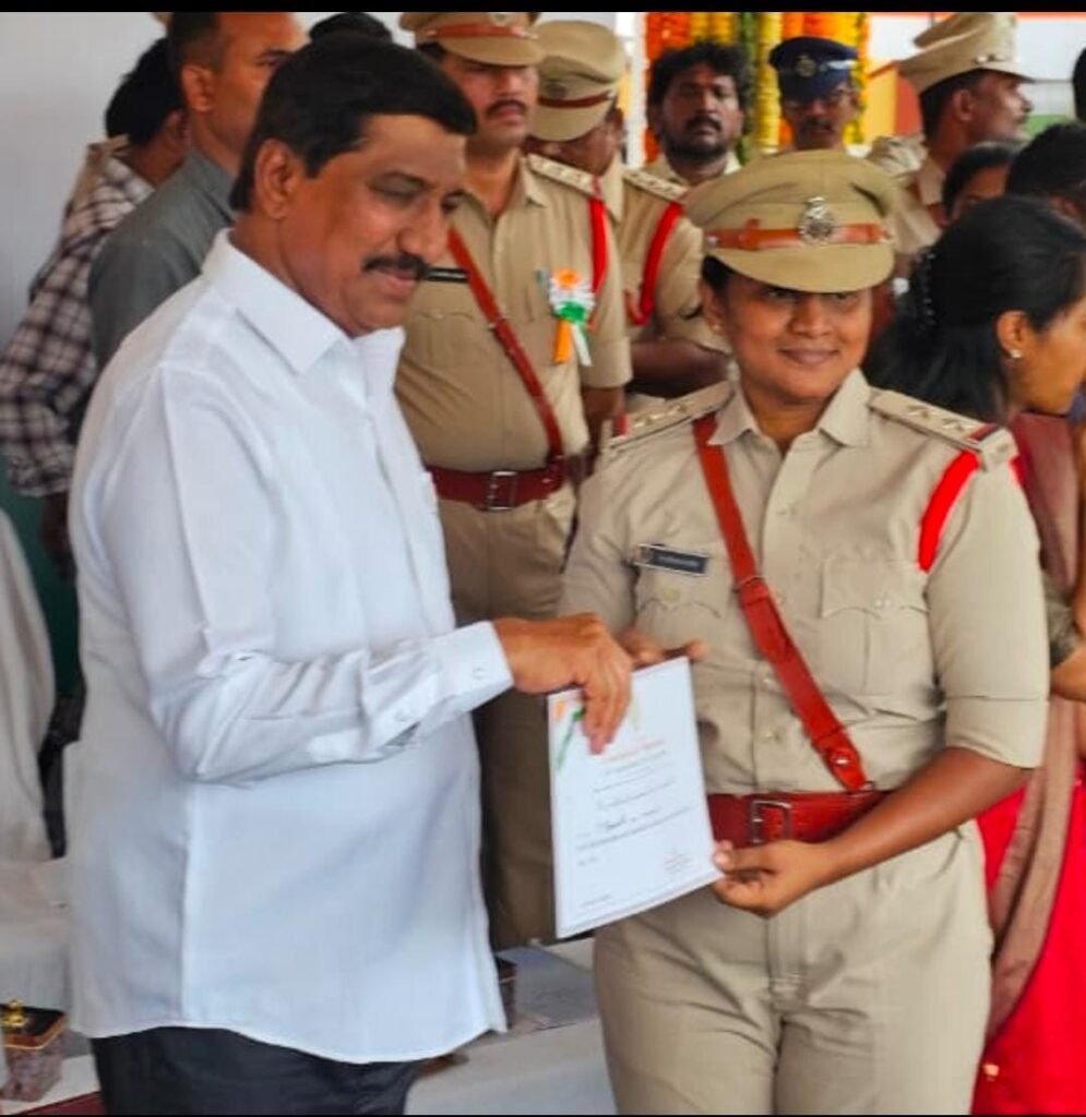 తలమంచిపట్నం SI హైమావతికి ప్రశంసాపత్రం