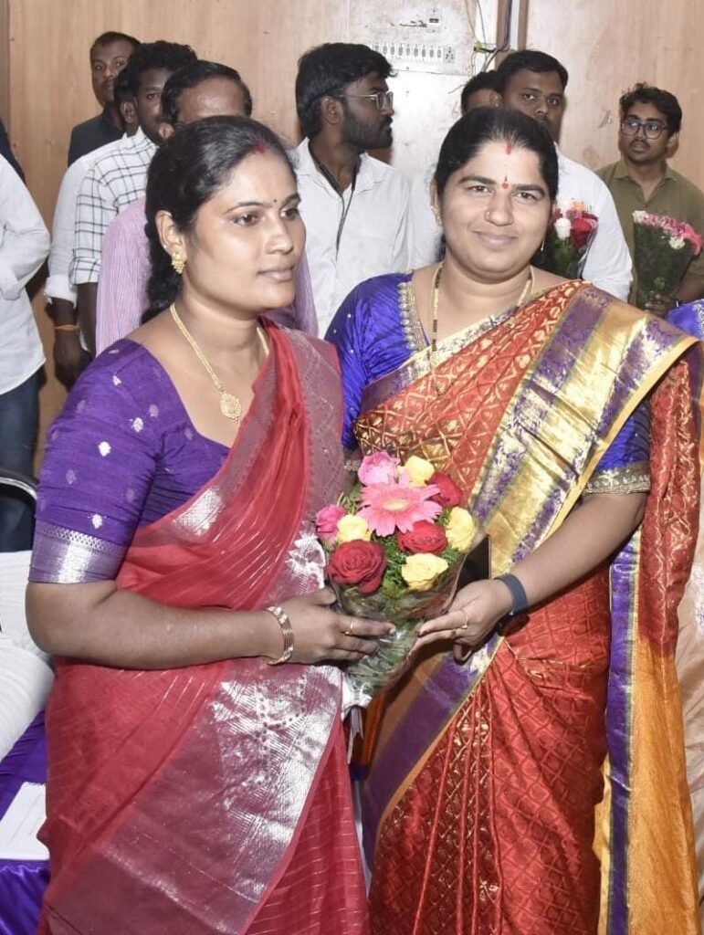 ఎమ్మెల్సీ రమాదేవికి ఘన స్వాగతం