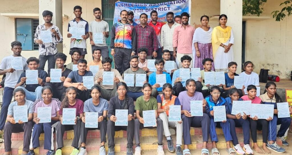 జిల్లాస్థాయి జూనియర్ అథ్లెటిక్స్ పోటీలు విజయవంతం