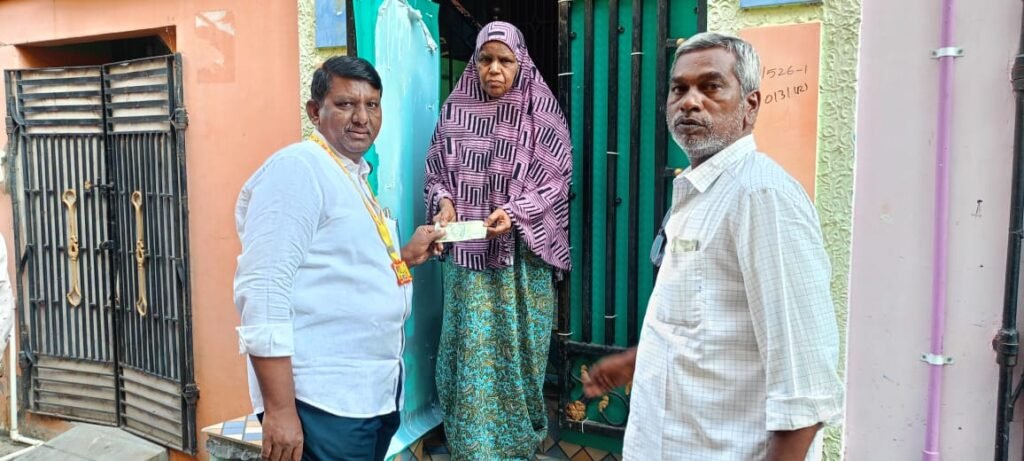 వై ఎస్ జబివుల్లా ఆధ్వర్యంలో ఎన్టీఆర్‌ భరోసా పెన్షన్ల పంపిణీ