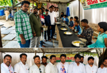 అన్నదానంతో జనసేన కార్యకర్తల సేవా స్ఫూర్తి