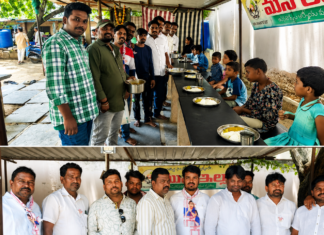 అన్నదానంతో జనసేన కార్యకర్తల సేవా స్ఫూర్తి